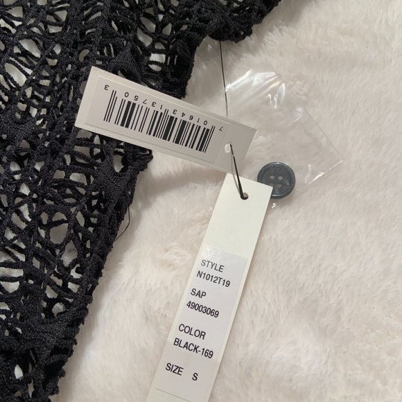 Robbie & Nikki by Robert Rodriguez Knit Crochet Cardigan Minimalist Size S - Picture 3 of 8